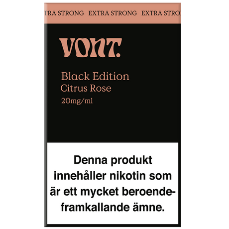Vont Cube Black Edition Citrus Rose 20mg