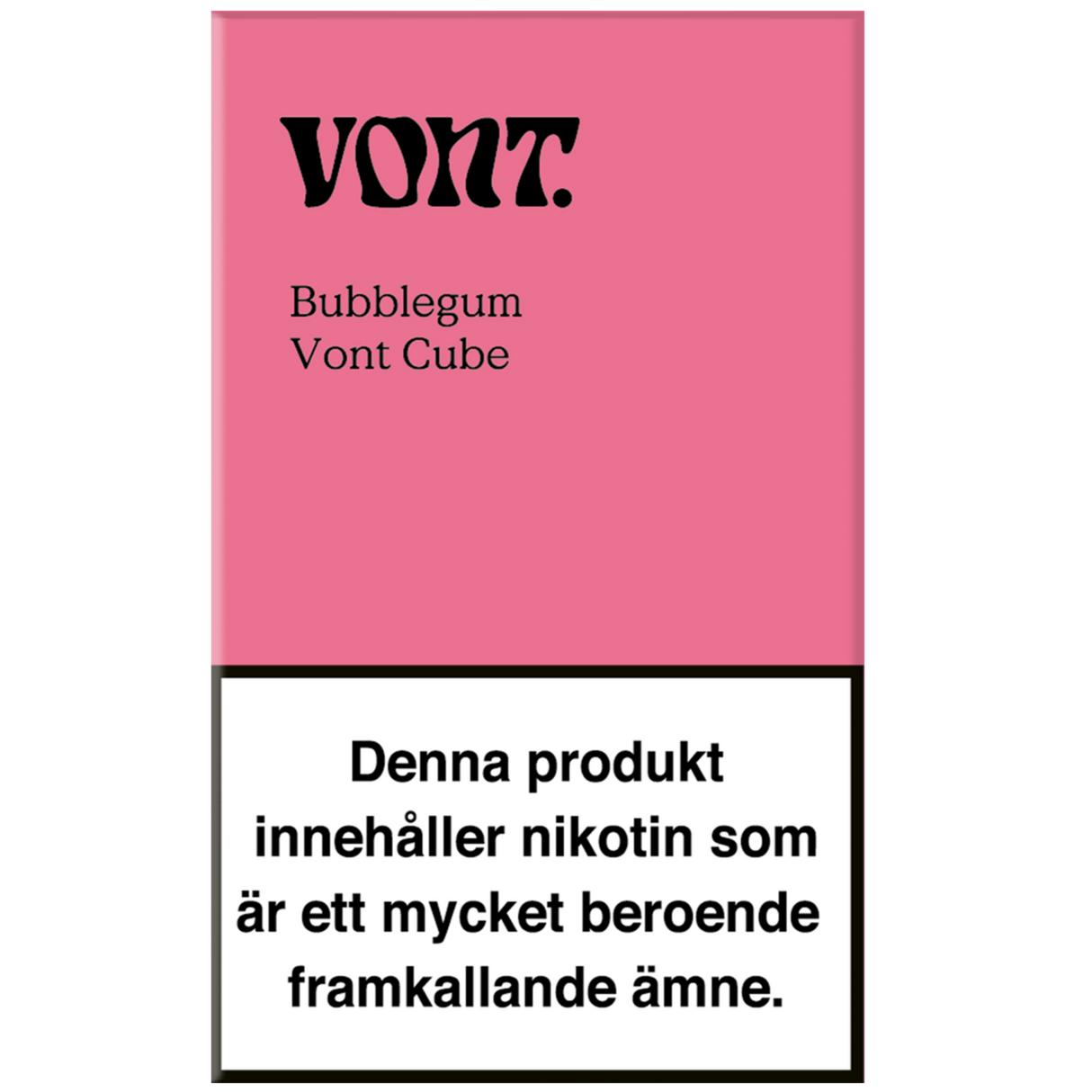 Vont Cube Bubblegum 20mg