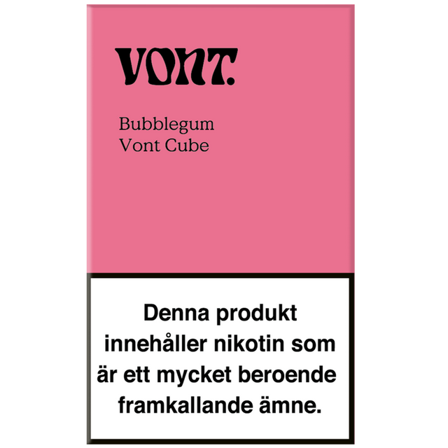 Vont Cube Bubblegum 20mg-e-cigg-Tobax