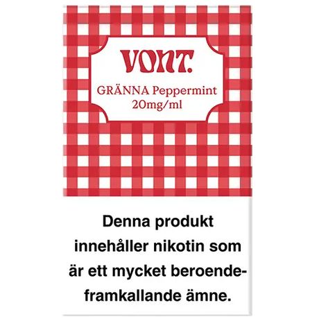 Vont Cube GRÄNNA Peppermint 20mg