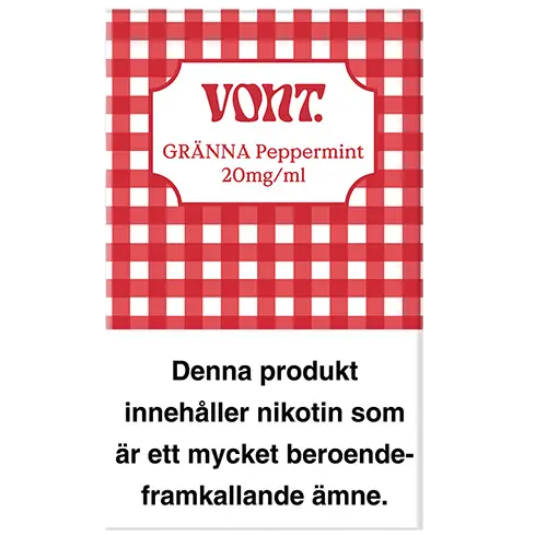 Vont Cube GRÄNNA Peppermint 20mg