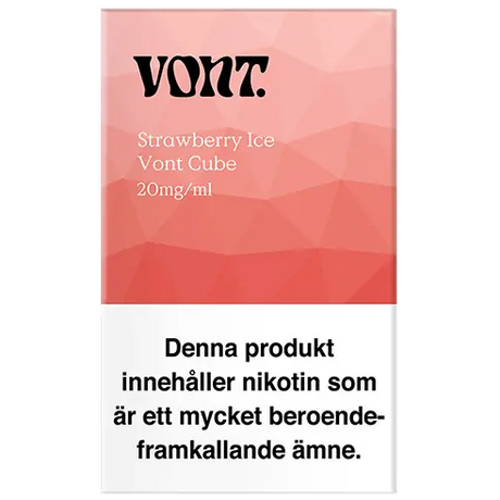 Vont Cube Strawberry Ice 20mg Box
