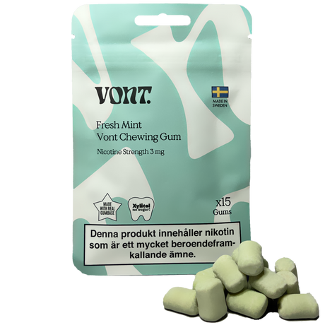 Vont Gum Fresh Mint 1mg-Tobax