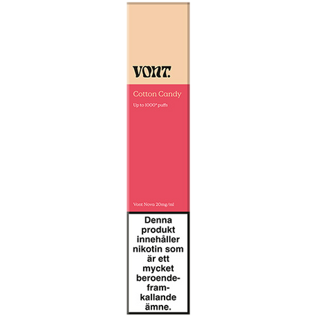 Vont Nova Cotton Candy 20mg Package 