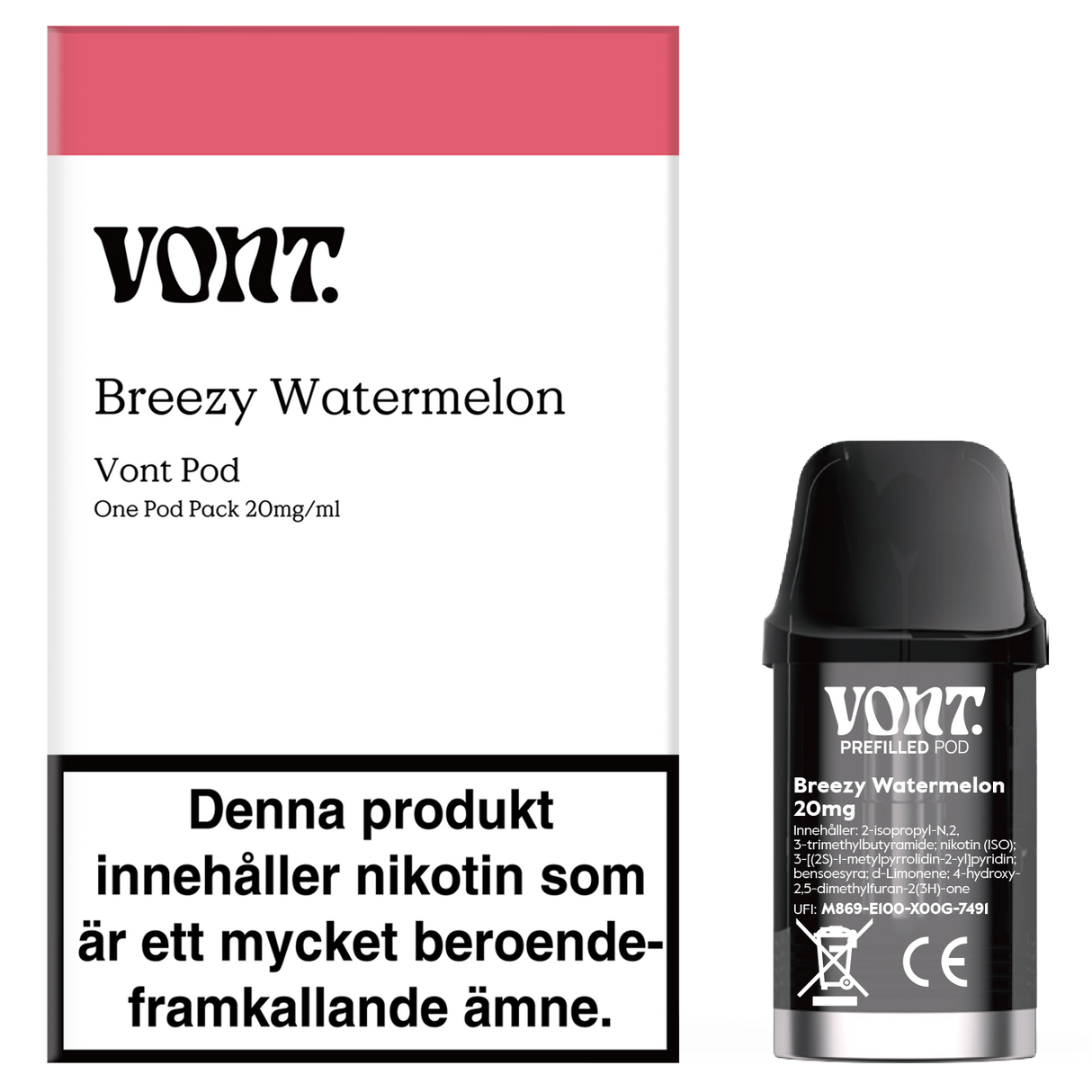 Vont Pod Breezy Watermelon