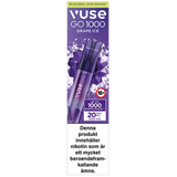 Vuse Go 1000 Grape Ice 20mg-e-cigg-Tobax