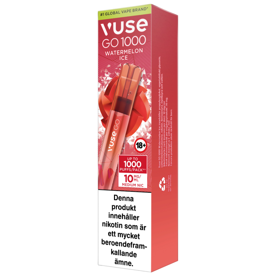 Vuse Go 1000 Watermelon Ice 10mg-e-cigg-Tobax
