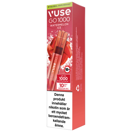 Vuse Go 1000 Watermelon Ice 10mg-e-cigg-Tobax