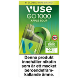 Vuse Go Box 1000 Apple Sour 20mg