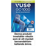 Vuse Go Box 1000 Blue Raspberry 10mg