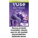 Vuse Go Box 1000 Grape Ice 20mg