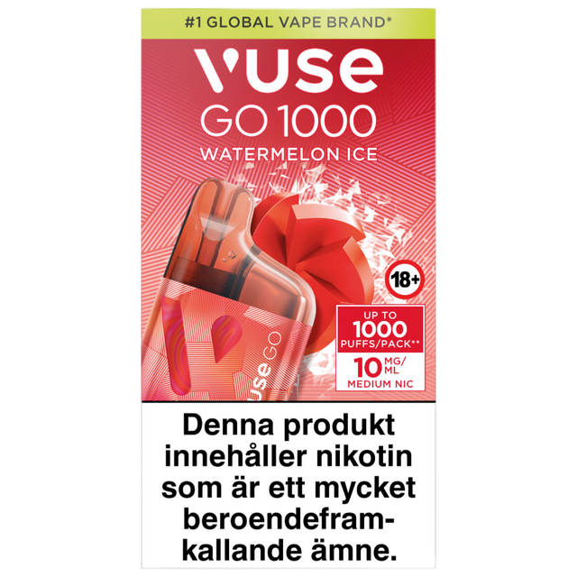 Vuse Go Box 1000 Watermelon Ice 10mg