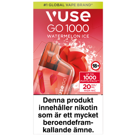 Vuse Go Box 1000 Watermelon Ice 20mg