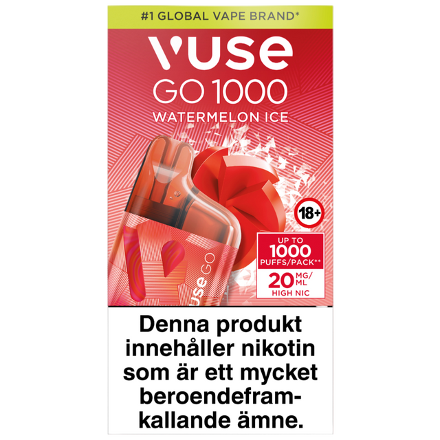 Vuse Go Box 1000 Watermelon Ice 20mg