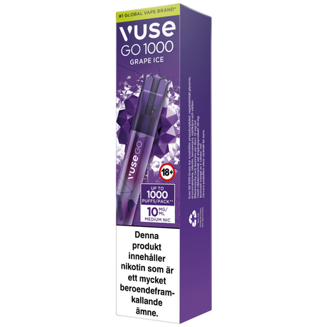 Vuse Go Pen 1000 Grape Ice 10mg