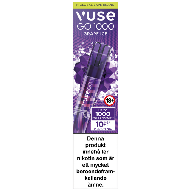 Vuse Go Pen 1000 Grape Ice 10mg