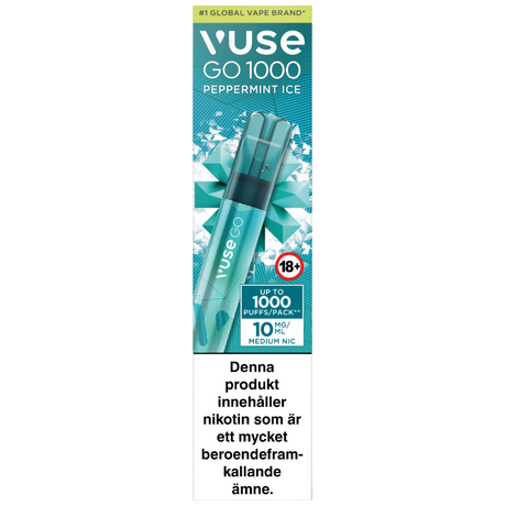 Vuse Go Pen 1000 Peppermint Ice 10mg