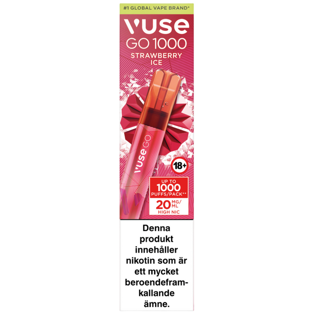 Vuse Go Pen 1000 Strawberry Ice 20mg