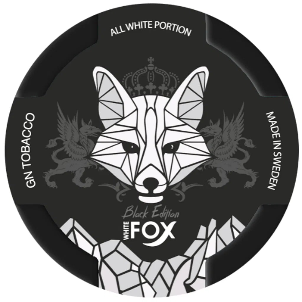 White Fox Black Slim-Nikotinposer-Tobax