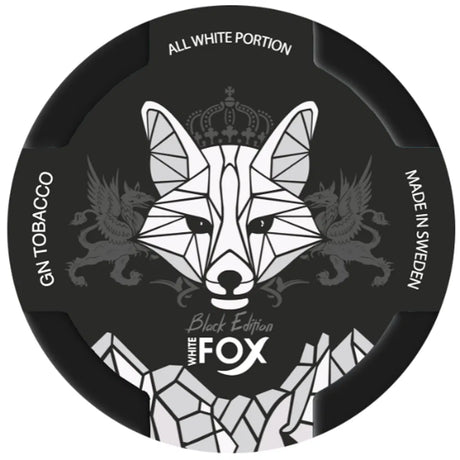 White Fox Black Slim-Nikotinposer-Tobax