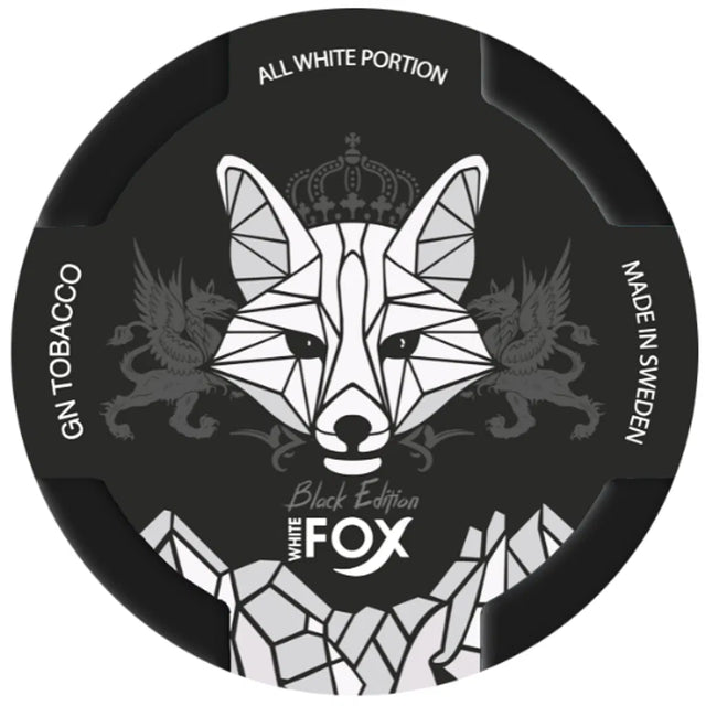 White Fox Black Slim-Nikotinposer-Tobax