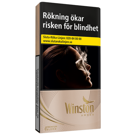 Winston Amber Super Slim-Cigaretter-Tobax