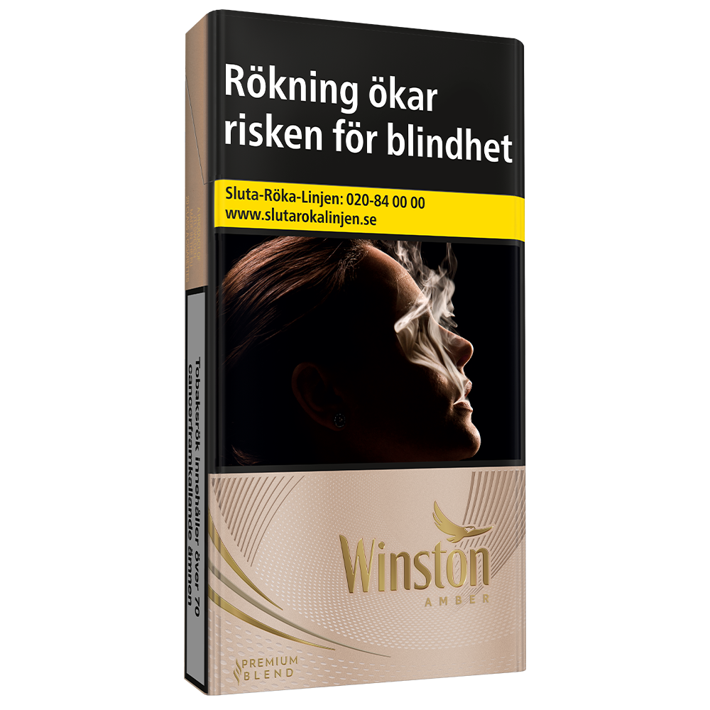 Winston Amber Super Slim-Cigaretter-Tobax