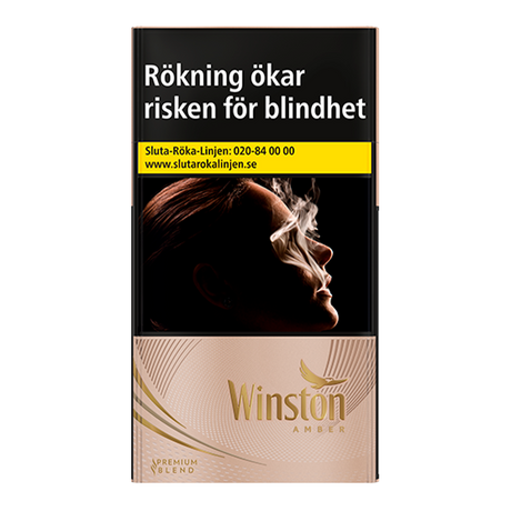 Winston Amber Super Slim-Cigaretter-Tobax