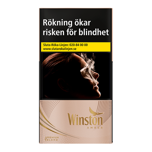 Winston Amber Super Slim-Cigaretter-Tobax