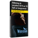 Winston Black Super Slim-Cigaretter-Tobax
