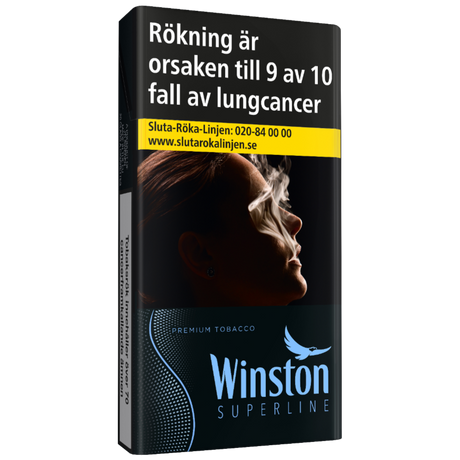Winston Black Super Slim-Cigaretter-Tobax