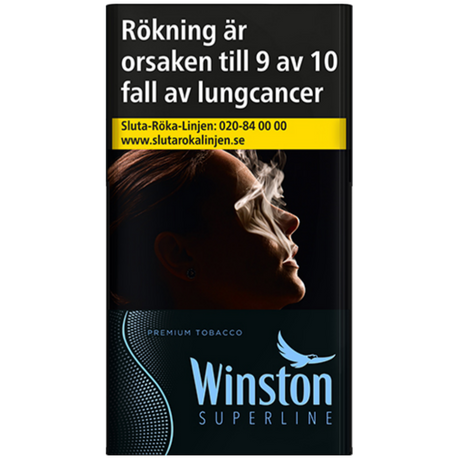 Winston Black Super Slim-Cigaretter-Tobax