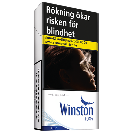 Winston Blue 100s-Cigaretter-Tobax