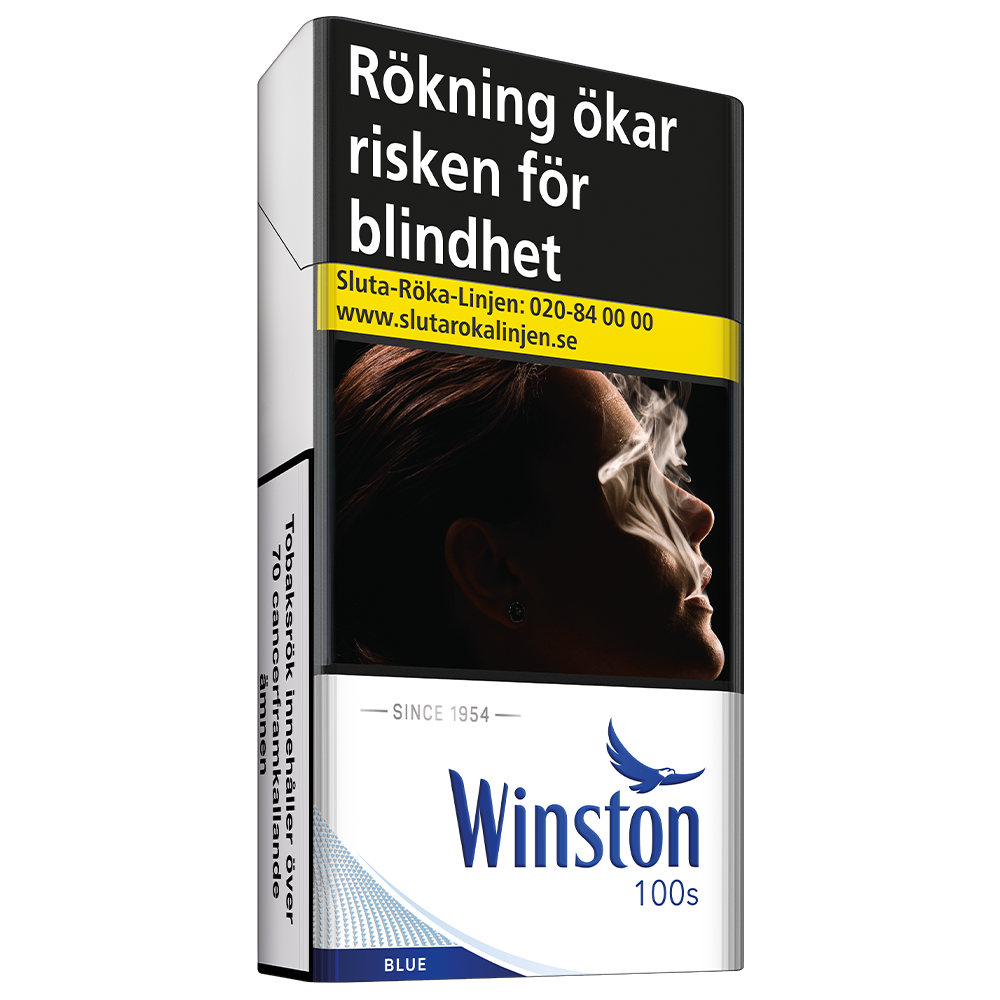 Winston Blue 100s-Cigaretter-Tobax