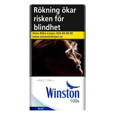 Winston Blue 100s-Cigaretter-Tobax