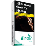 Winston Green 100s-Cigaretter-Tobax