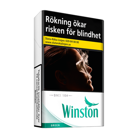 Winston Green-Cigaretter-Tobax