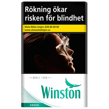 Winston Green-Cigaretter-Tobax