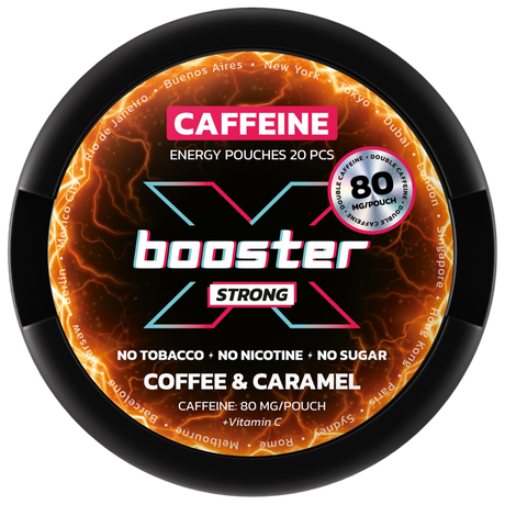 X Booster Coffe & Caramel-Nikotinfritt Snus-Tobax