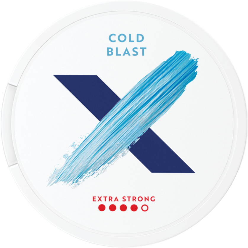 X Cold Blast Extra Strong-Nikotinposer-Tobax