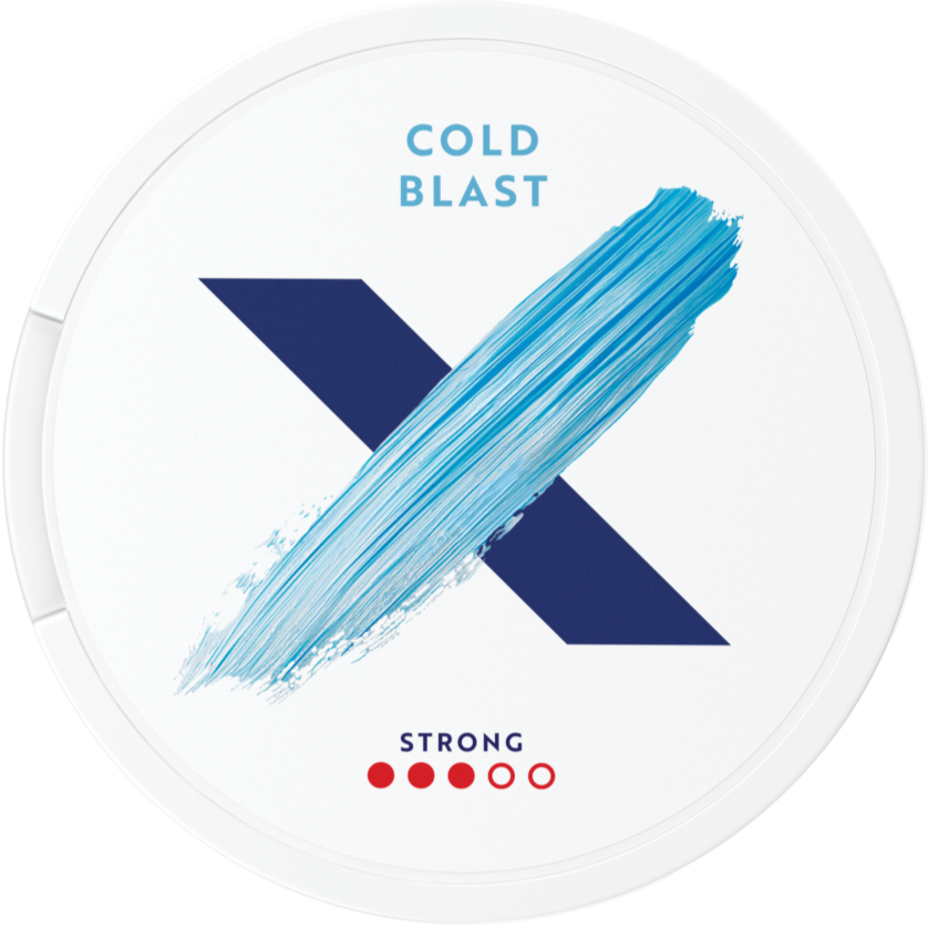 X Cold Blast Strong-Nikotinposer-Tobax