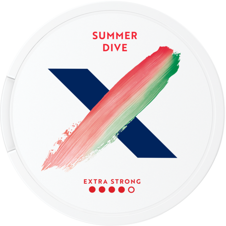 X Summer Dive Extra Strong-Nikotinposer-Tobax