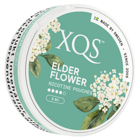 XQS Elderflower Strong-Nikotinposer-Tobax