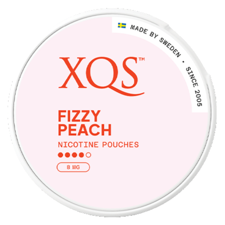 XQS Fizzy Peach Strong-Nikotinposer-Tobax