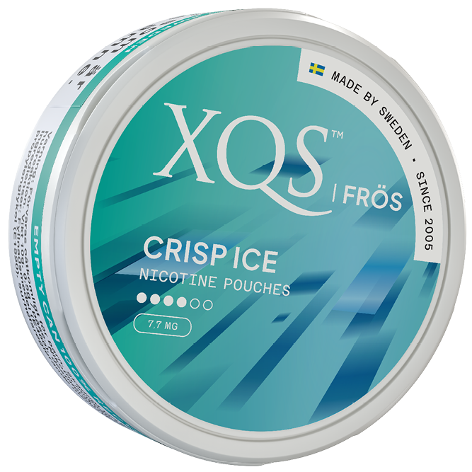 XQS Frös Crisp Ice 7,7mg-Nikotinposer-Tobax