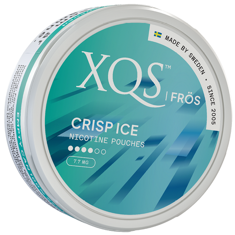 XQS Frös Crisp Ice 7,7mg-Nikotinposer-Tobax