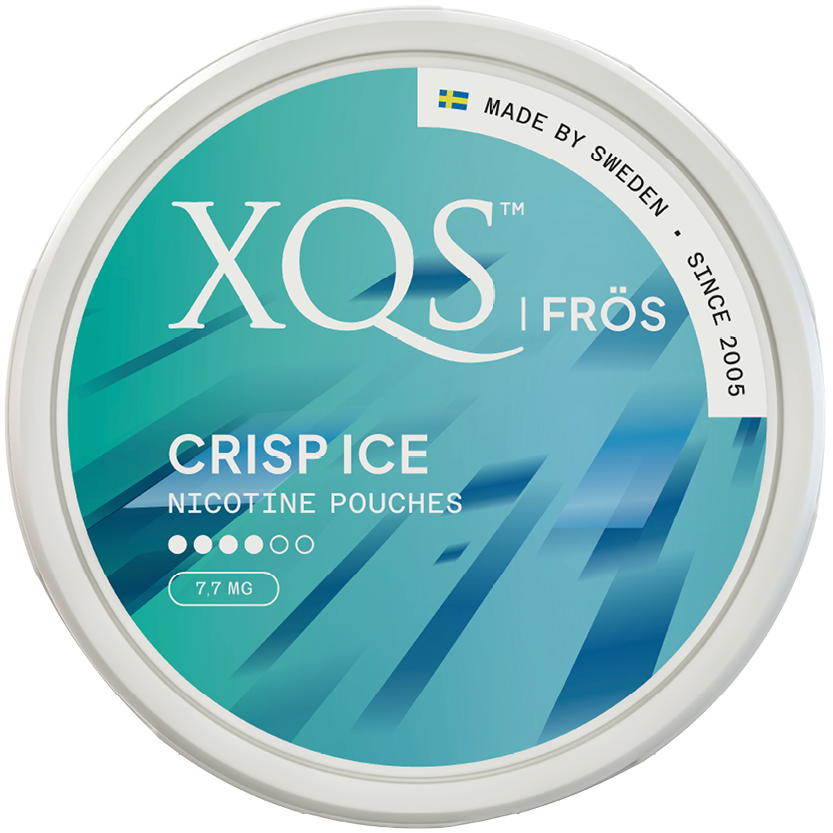 XQS Frös Crisp Ice 7,7mg-Nikotinposer-Tobax