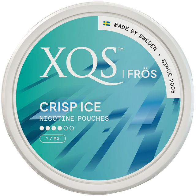 XQS Frös Crisp Ice 7,7mg-Nikotinposer-Tobax