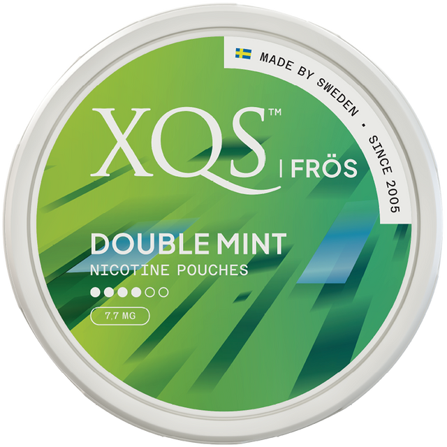 XQS Frös Double Mint 7,7mg-Nikotinposer-Tobax