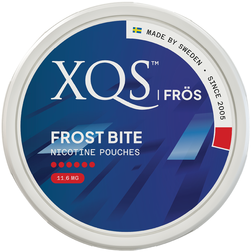 XQS Frös Frost Bite 11,6mg-Nikotinposer-Tobax
